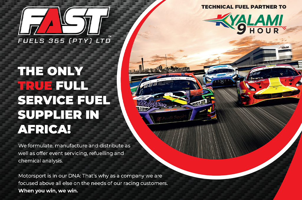 Technical Fuel Partner to Kyalami 9 Hour